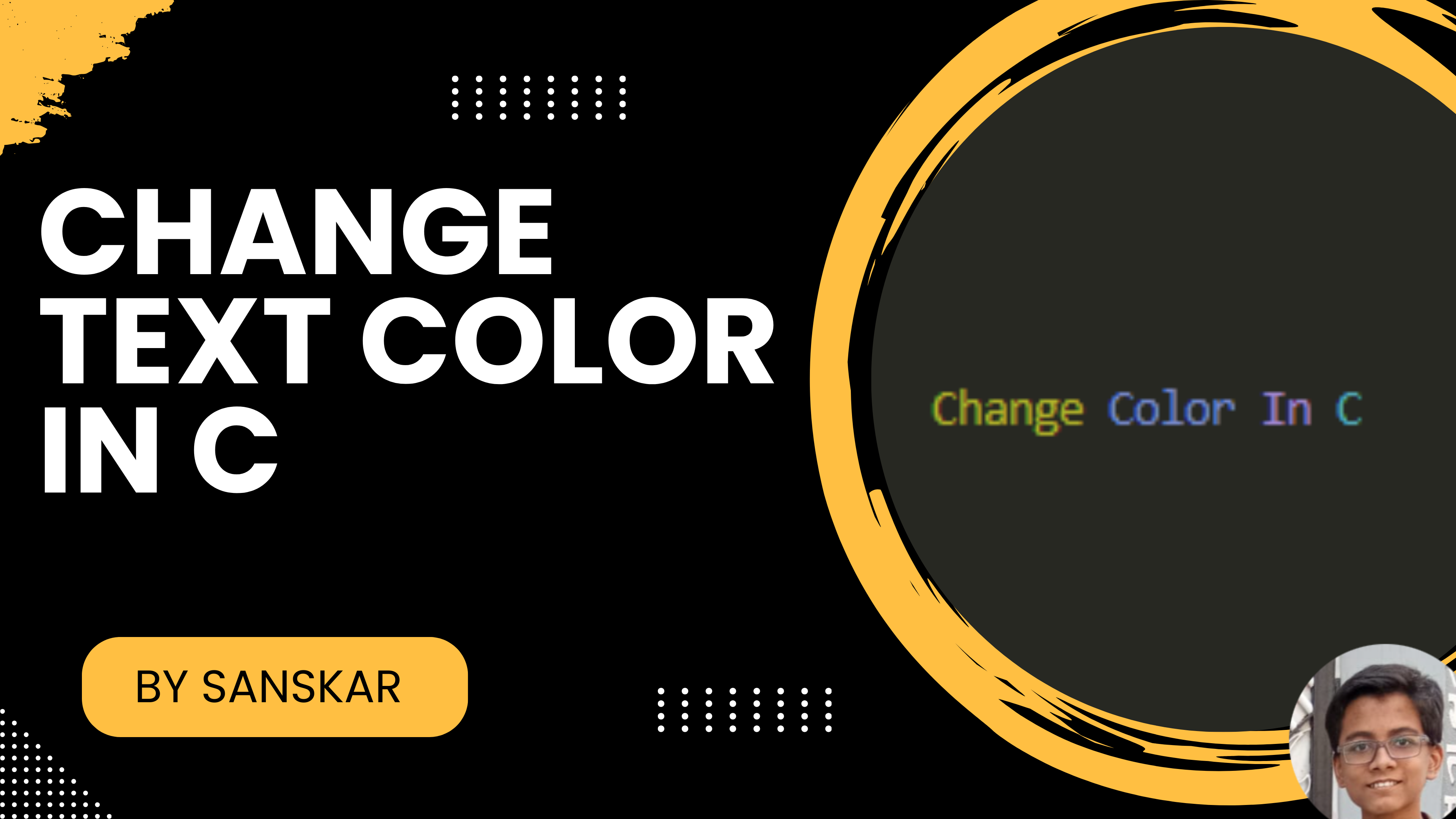 Change text Color In C